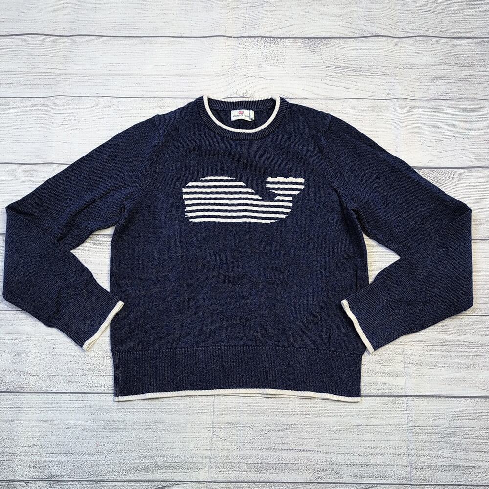14 Vineyard Vines Striped Whale Sweater